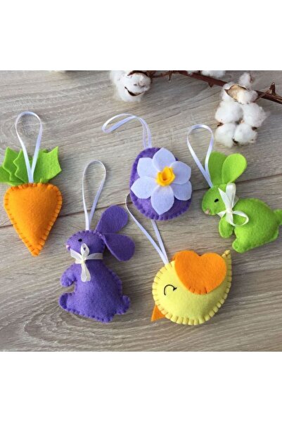 BFATASARIM سلسلة مفاتيح على شكل حيوانات من KEÇECEN، 5 قطع