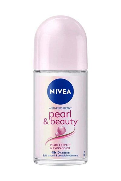 NIVEA NIVEA Pearl & Beauty Roll-On Deodorant 48H Protection, 50ml