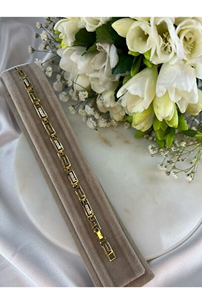 JUPİNG BAGET TAŞLI 14 K AYAR RENGİNDE BİLEKLİK