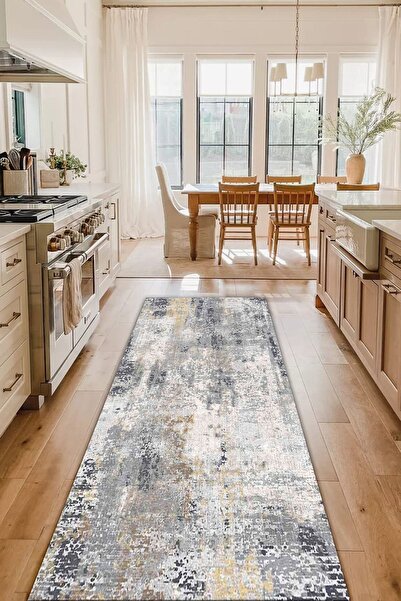 elyar Dijital Baskı Kaymaz Taban Yıkanabilir Kesme Koridor Mutfak Ve Oda Salo...