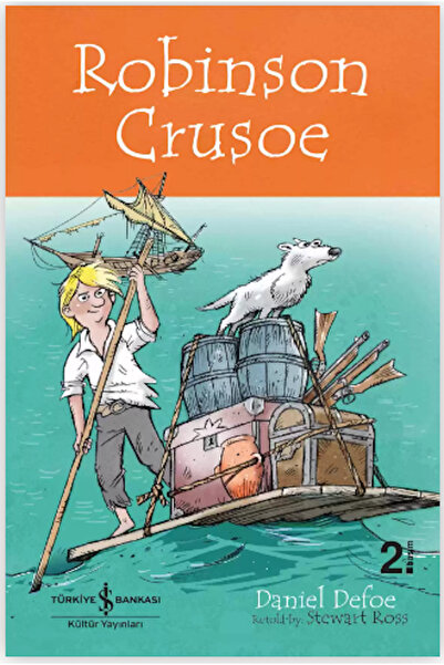 TÜRKİYE İŞ BANKASI KÜLTÜR YAYINLARI Robinson Crusoe Daniel Defoe - Çocuk - Ok...