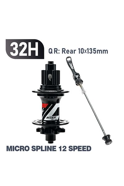 Choice 32H 10x135 MS ARC 6 Pawls Hub MT009 MTB Hub Front 9x100 Rear 10x135mm 6 Bolt Disc Brake Bike Bicycle
