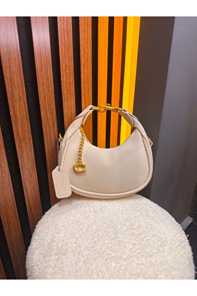 ÇANTA Alme oval gold mini el omuz çantası