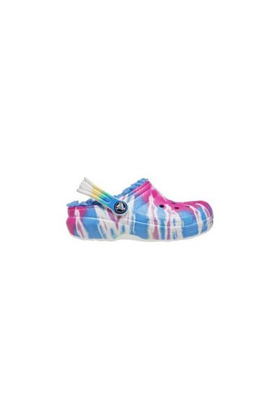 Crocs Saboti Crocs Kids' Classic Lined Tie-Dye Graphic Clog