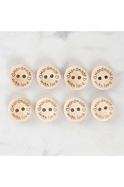 Store Loren Crafts Handmade 8'Li Button - 1614