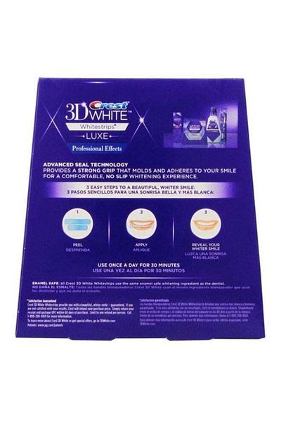 CREST 3D White Whitestrips Teeth Whitening Kit, 40 Strips