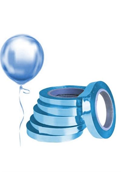 Onay Store Blue Metallized Raffia 25 Meters - Gift Wrap and Decoration Ribbon