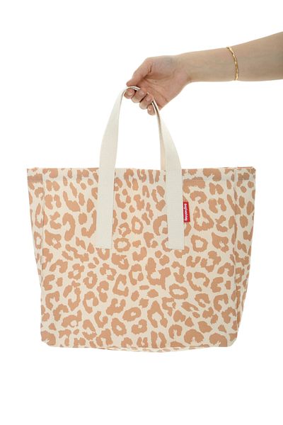 Baghashtag Soft Leopard Printed Cloth Bag
