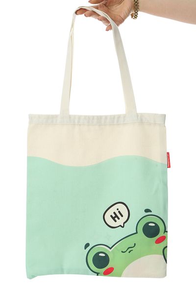 Baghashtag Υφασμάτινη τσάντα Frog printed