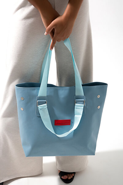 Baghashtag Ανοιχτό μπλε αδιάβροχη τσάντα με φερμουάρ