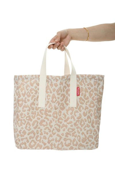 Baghashtag Leopard Embroidered Printed Cloth Bag