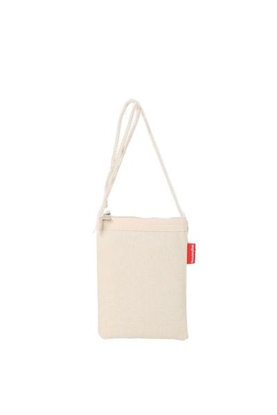 Baghashtag Unprinted Crossbody Zippered Canvas Bag