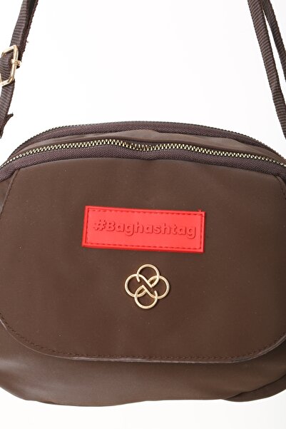 Baghashtag Коричнева сумка з кришкою, водонепроникна, з 3 відділеннями, шкіряна