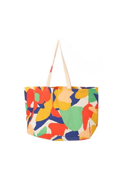 Baghashtag Colorful Camouflage Printed Gusseted Gabardine Bag