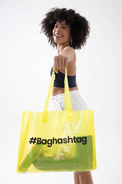 Baghashtag Жовта прозора пляжна сумка