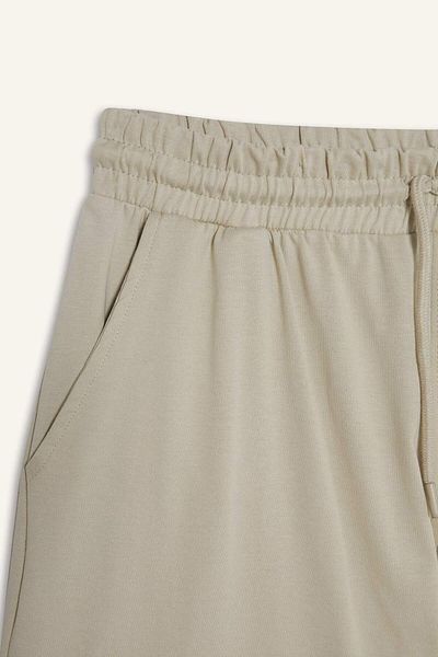 DeFacto Slim Fit Slim Fit Βαμβακερό Basic ίσιο βερμούδα με τσέπες W1105az25sp