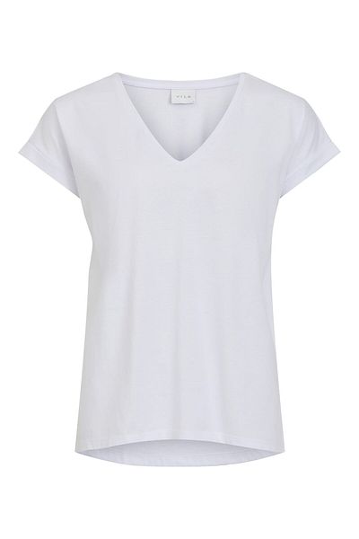 VILA T-Shirt Basic-V-Ausschnitt