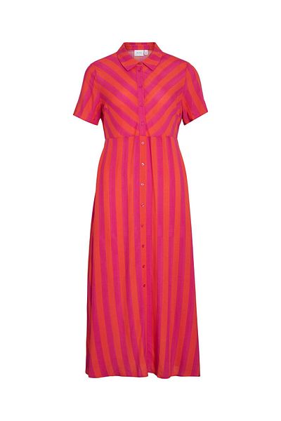VILA Blusenkleid Petite Maxi