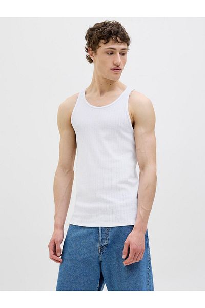 Jack & Jones Tanktop Einfarbig Rundhalsausschnitt Tanktop