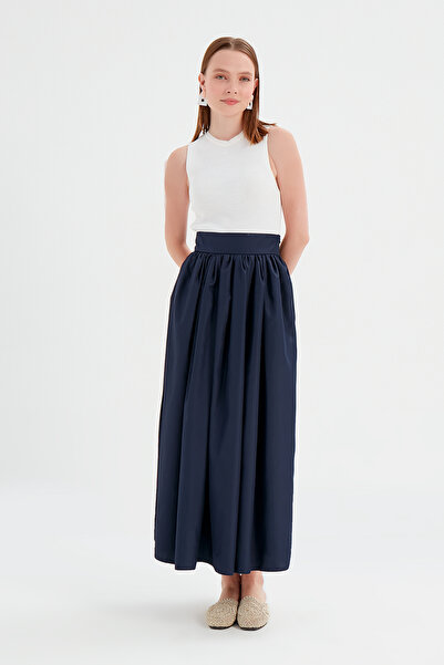 Birgül Bektaş Lacivert Glory Etek