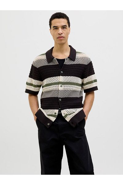 Jack & Jones Premium Poloshirt Gestreift Poloshirt