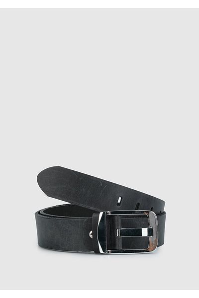 Provoq Provoq 010 Men's Black Leather Belt