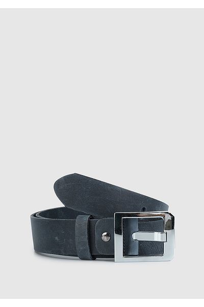 Provoq Provoq 010 Navy Blue Men's Leather Belt