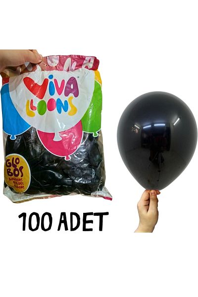 Balon marketi Balloonist Sister - 12 Inch Black Balloon 100 Pack Graduation, Baby Shower, Holiday, Mawlid