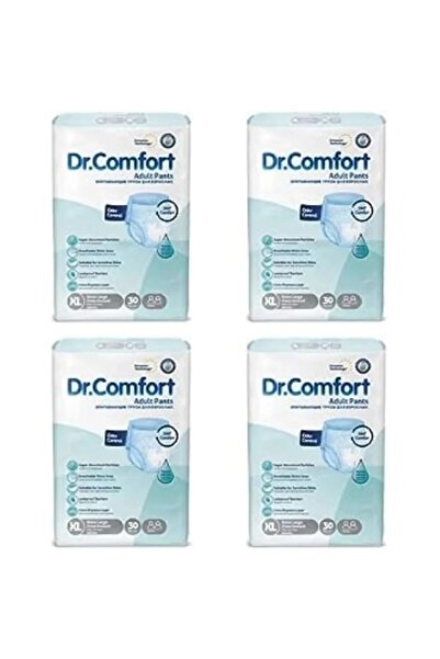 Dr.Comfort Yetişkin Emici Külot Bez Ekstra Büyük Boy (XL) Bel Ölçüsü 120-170c...