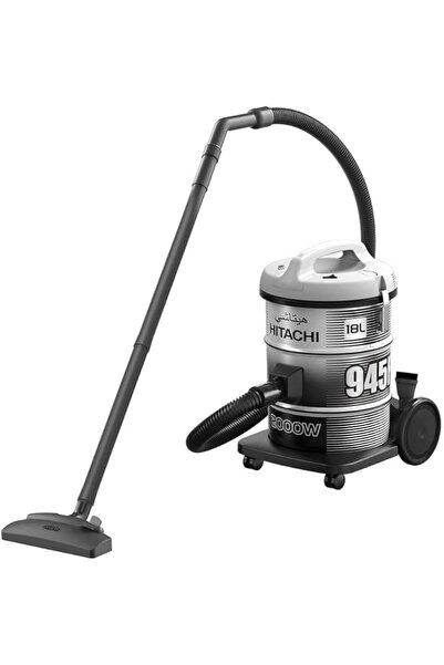 HITACHI Cv-945fpg - مكنسة كهربائية أسطوانية، 2000 واط، قوة شفط 460 واط، تردد 50/60 هرتز، سعة غبار 18 لتر