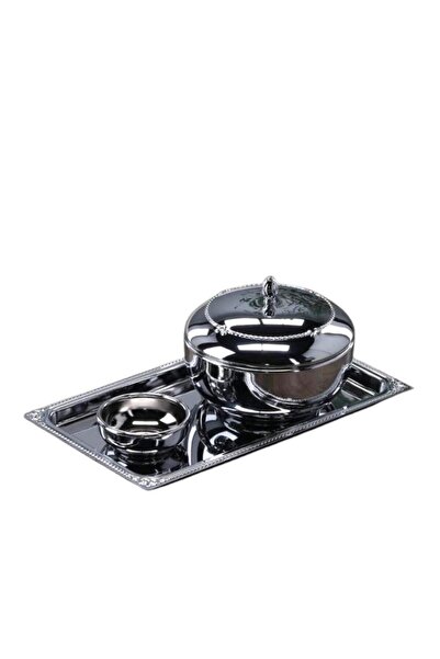 aljahwari Lavender date set with a serving plate and Tabsi