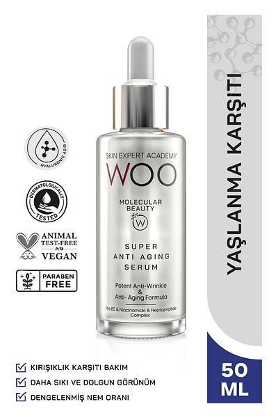 WOO Skin Expert Academy Super Anti Aging Anti-Aging, Wrinkle and Sagging Serum 50ml Plumping Care