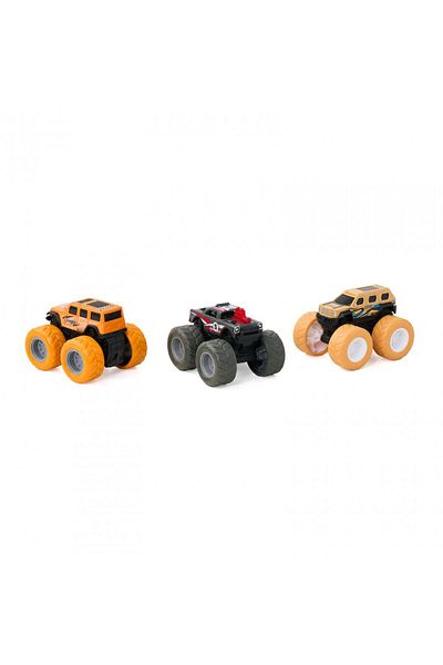 MomKi Set 3 Masini Off-road-360 De Grade,