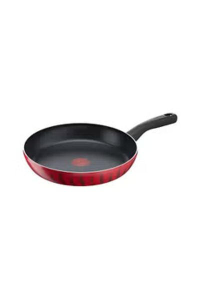TEFAL Frying Pan | G6 Tempo Flame 28 Cm Frypan | Non-stick With Thermo Spot| Red | Aluminum - C3040683