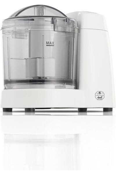 ALSAIF Electric Vegetable Chopper, Two Speeds Operation For Better Control Over Chopping, 120w, White