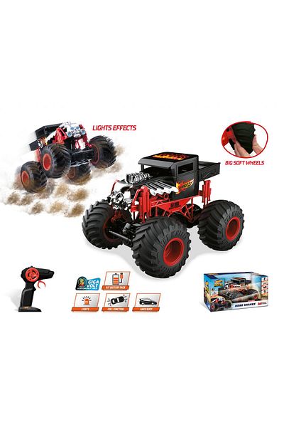 Mondo Remote Control Car, Monster Trucks-bone Shaker, Hot Wheels