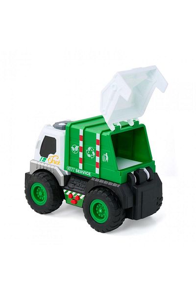 MomKi Sanitation Truck With Lights, Sounds And Moving Details,