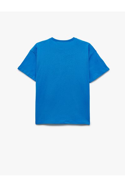 Koton New Season Dinosaur Printed Crew Neck Short Sleeve Cotton T-Shirt