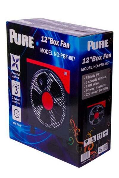 Pure 12"box fan