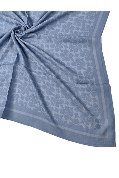 mim eşarp Işıl Mătase - Eșarfă Siena cu model C 100x100 cm