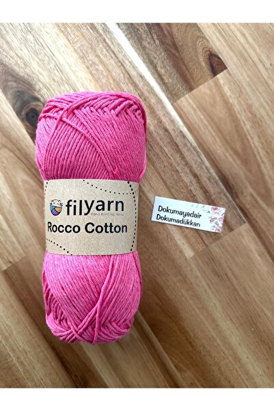 Filyarn Rocco Cotton Koton Pamuk 100 Gr Punch Amigurumi El Örgü İpliği-Pembe ...