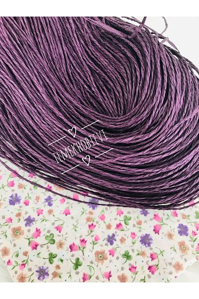 ilmekhobievi Purple Paper Knitting Yarn (Fantasy) 100 Gr (%Paper)