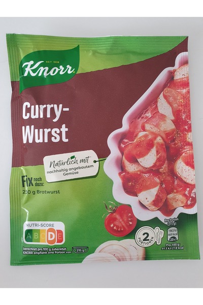 Knorr Σάλτσα για Λουκάνικο Κάρι-Βορστ, 3 Μερίδες, 36γρ.