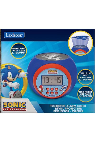 LEXIBOOK ALARM CLOCK WITH PROJECTOR, SONIC