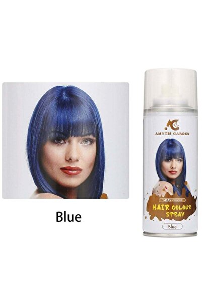 AMYTIS GARDEN اميتيس جاردن بخاخ تلوين الشعر مؤقت لون أزرق 135 مل