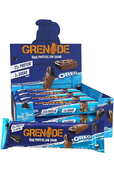 GRENADE NUTRITION Grenade Oreo High protein low sugar bar pack of 12*60g