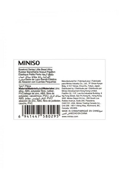 Miniso Hair Tie - with Metal Chain