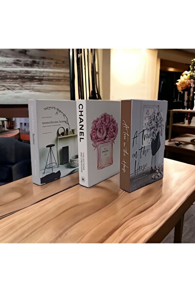 NariHome Dekoratif kitap kutusu 3 /set