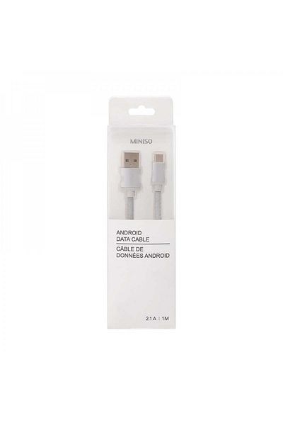 Miniso Micro USB charging cable with data transfer