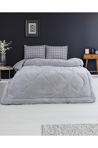 Lavinya Home Denizli Çift kişilik lüks Welsoft yorgan 3 parça